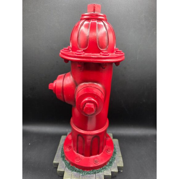 Dog Fire Hydrant Garden Statue 14" redfire hydrant for firefighter dogs open box - Picture 2 of 10